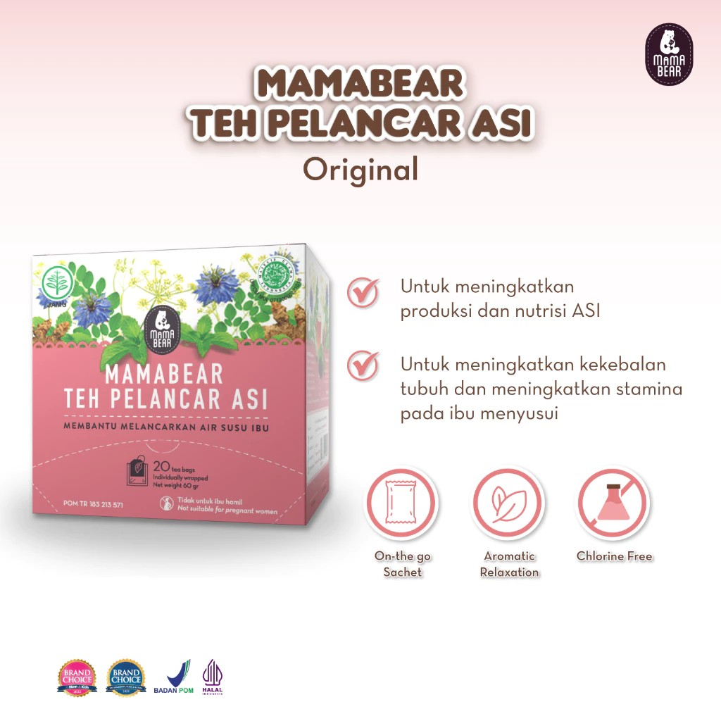 MamaBear Teh Pelancar ASI Rasa Strawberry 4