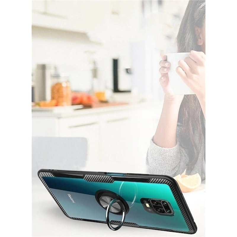 Hardcase Invisible Ring Transparent Kickstand 3