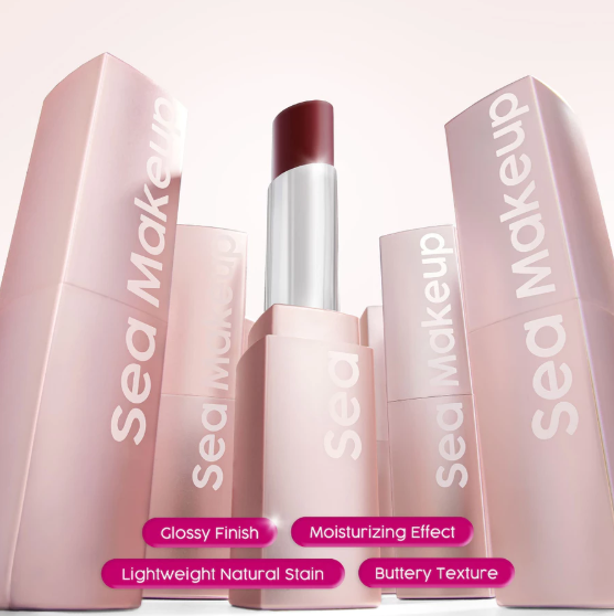 Sea Beauty Indonesia Sea Makeup Gleam Luster Tinted Lip Balm Luna