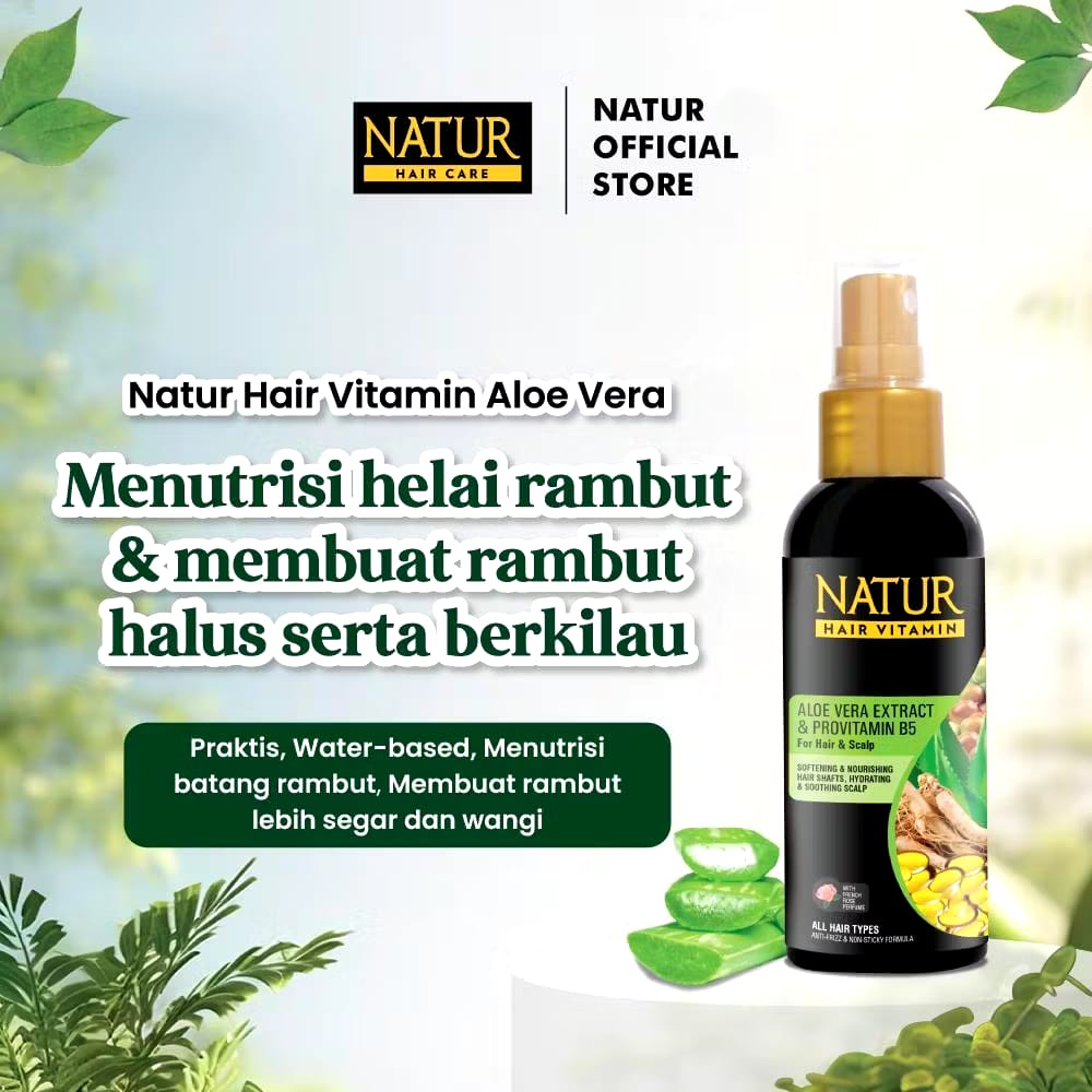 Gondowangi Tradisional Kosmetika Natur Hair Vitamin Aloe Vera Extract & Provitamin B5