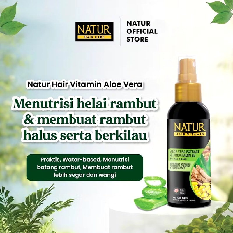 Natur Hair Vitamin Aloe Vera Extract & Provitamin B5 4