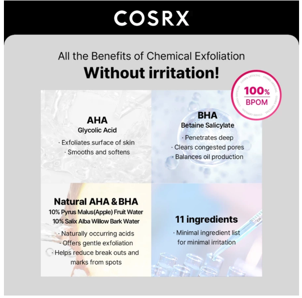 COSRX COSRX AHA/BHA Clarifying Treatment Toner