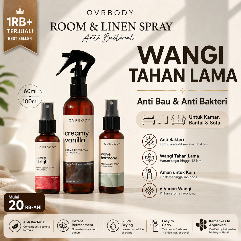 OVRBODY Room & Linen Spray Maison Tropic 2