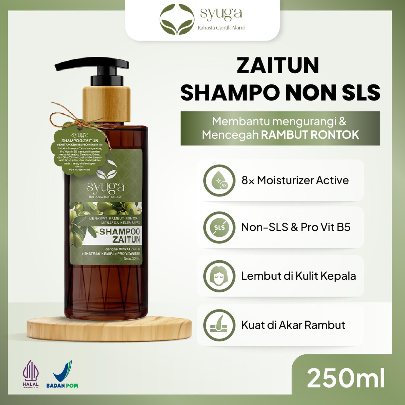 Sekawan Kosmetik Wasantara Syuga Shampoo Zaitun