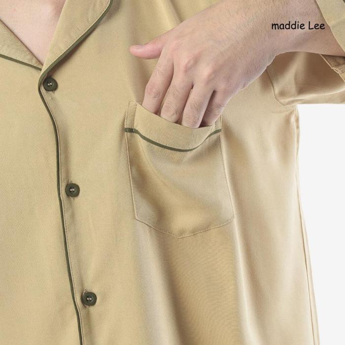  Maddie Lee Piyama Abian Polos