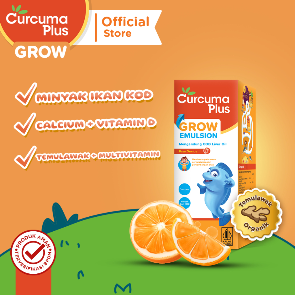 SOHO Industri Pharmasi Curcuma Plus Grow Emulsion