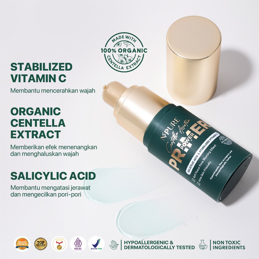Penta Natural Kosmetindo N'PURE Centella Asiatica Power Primer