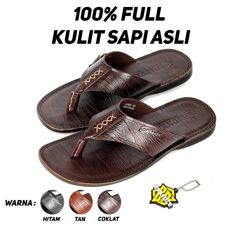  Estunice Sandal Kulit Pria ES 04