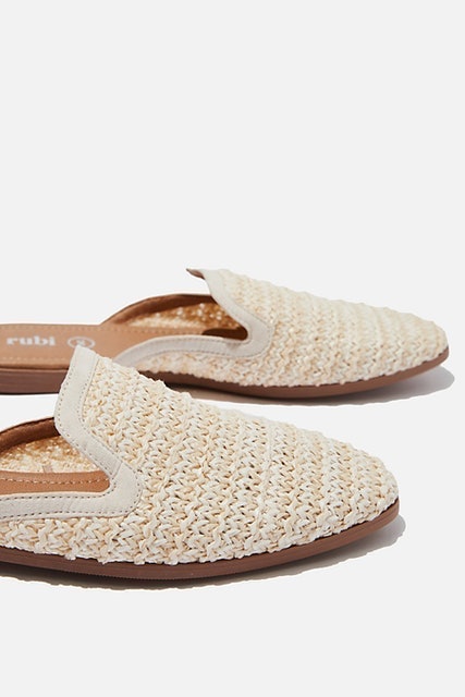 Cotton On Rubi Shade Raffia Mule