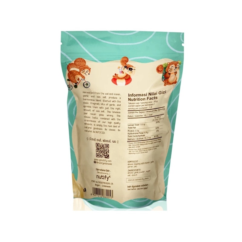 Nutify Gourmet Almond Garlic & Seasalt 2