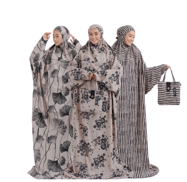  NurHD Mukena Terusan Hadramaut Syari Milo 2