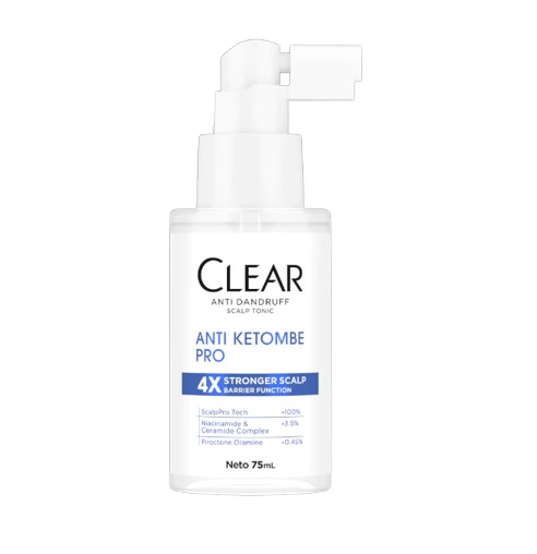CLEAR ｜ Anti Dandruff Scalp Tonic Anti Ketombe Pro