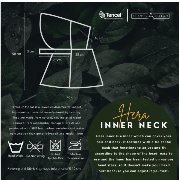  Alawiyahijab Hera TENCEL™ Inner Neck