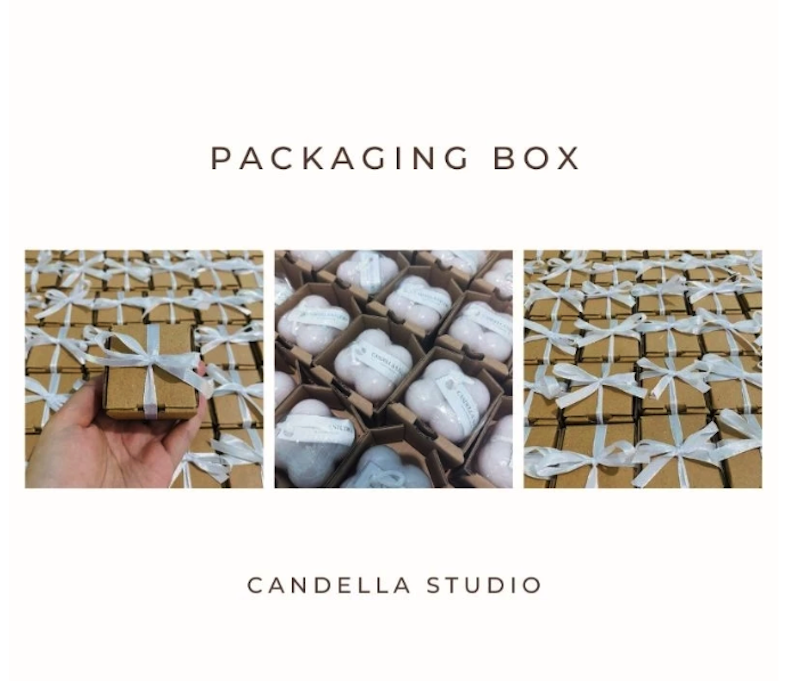 Candella Studio Mini Bubble Scented Candle Vanilla 5