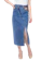 MKY Clothing Asymetric Midi Denim Skirt 1