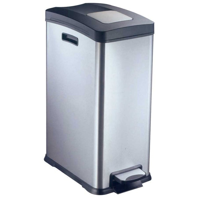 Waste Bin Rectangle Matt 30L with Pedal ｜ KW1800791