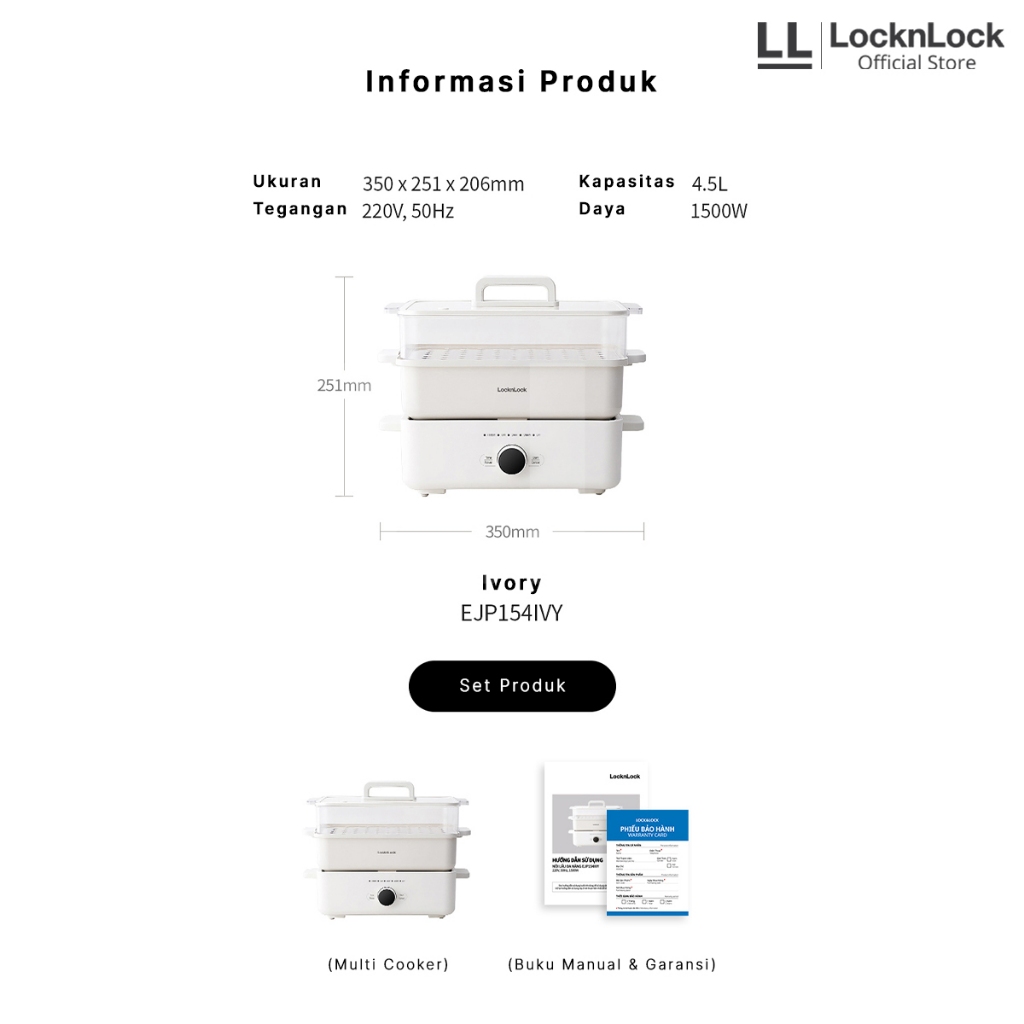 LocknLock Multi Cooker 4L 3