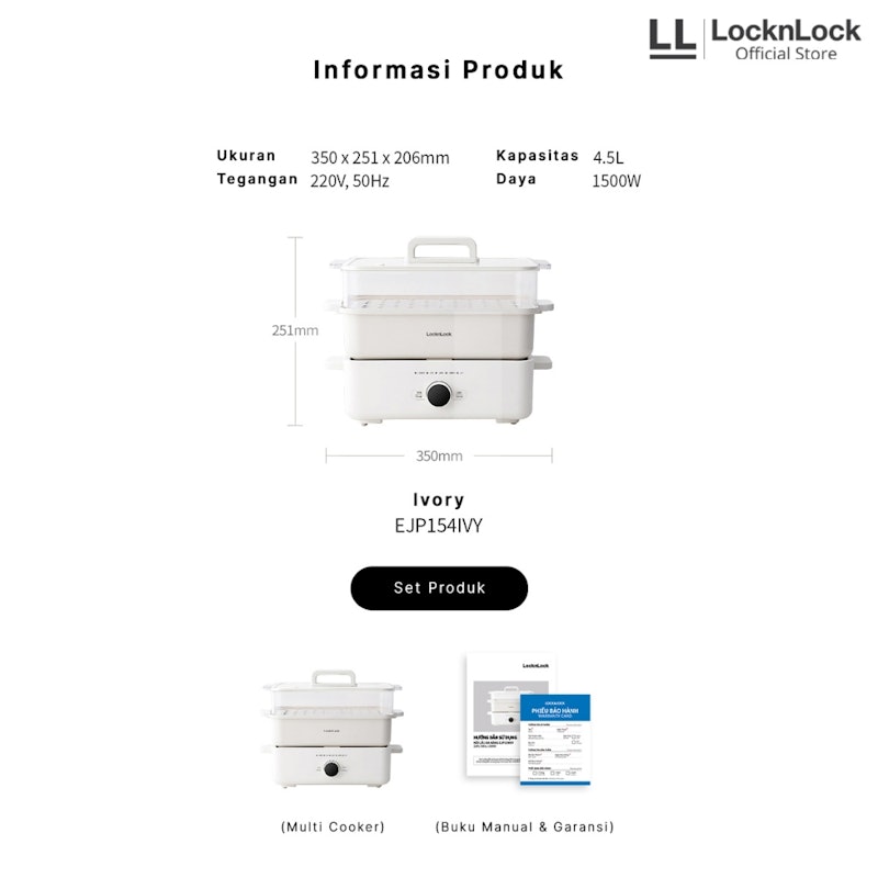 LocknLock Multi Cooker 4L 3