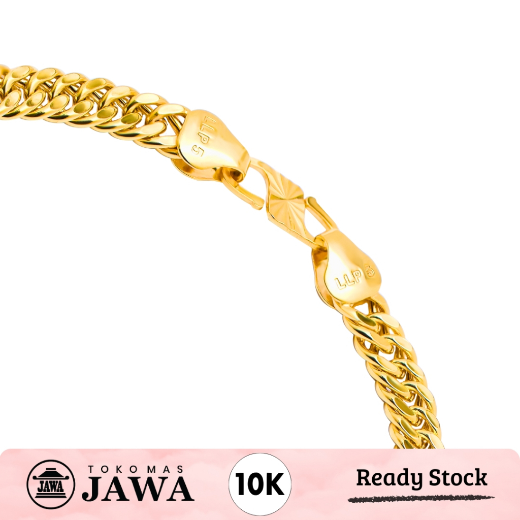 Gelang Bracelet Emas Hollow Cut 10K