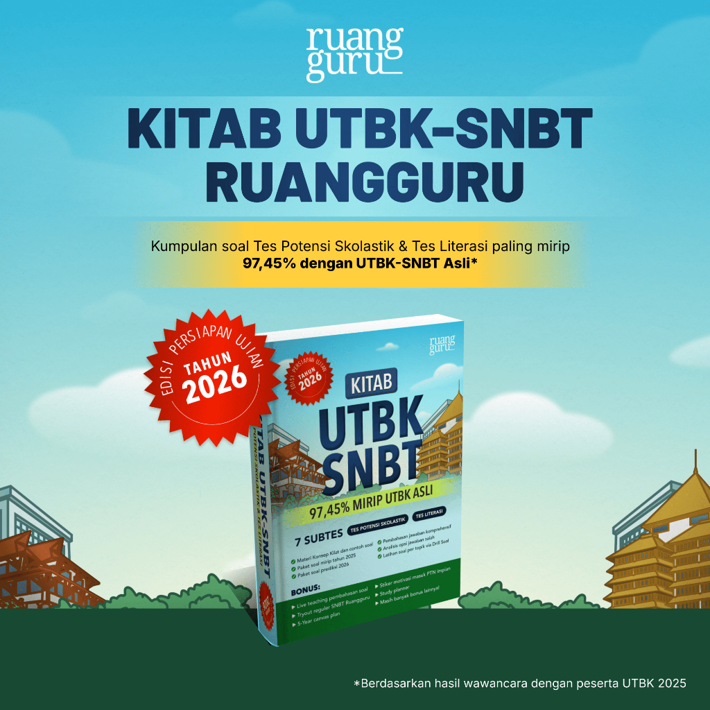 Ruangguru - Kitab UTBK-SNBT Ruangguru Edisi Persiapan Ujian Tahun 2026 2