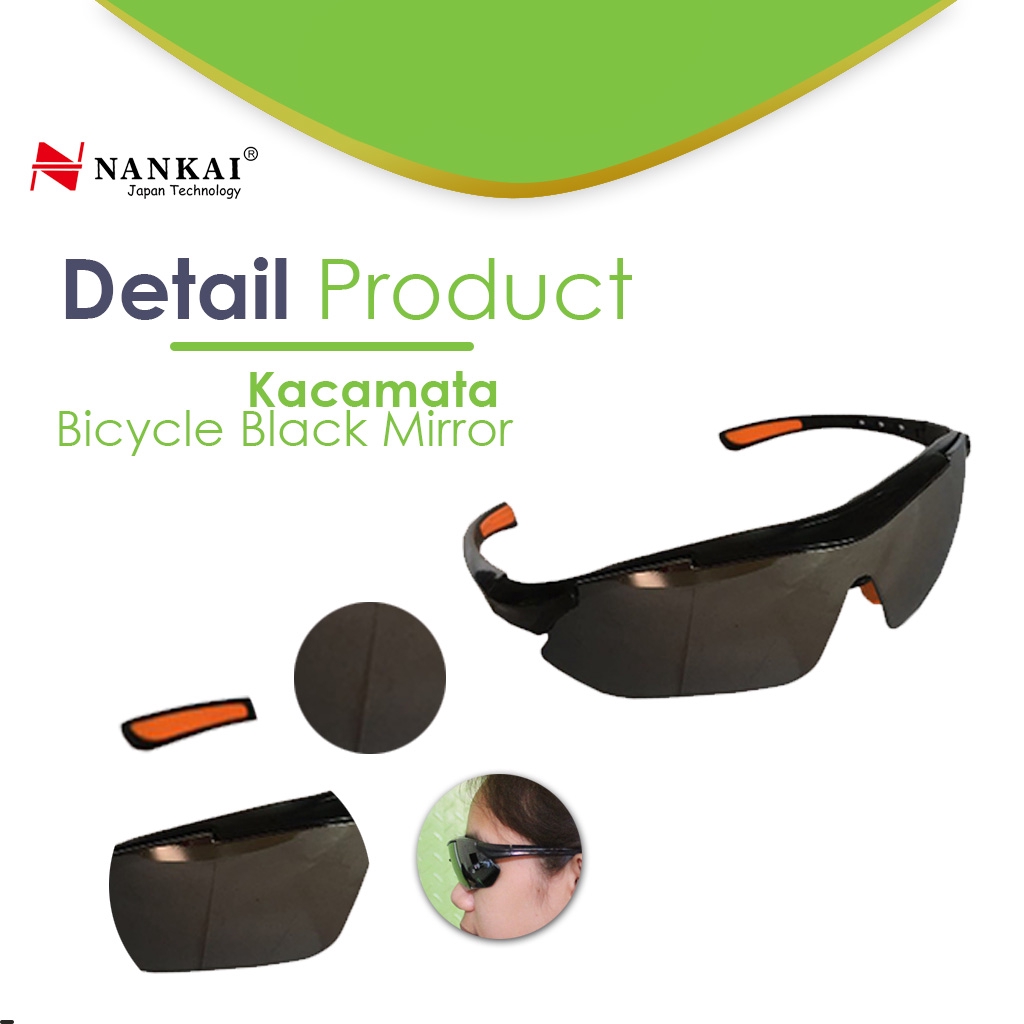 Nankai Kacamata Bicycle Black Mirror 4