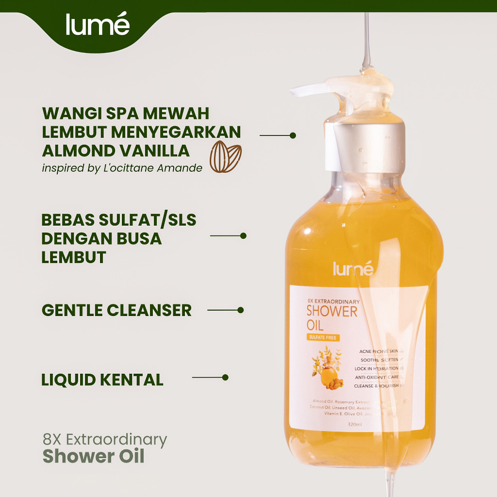 Lumecolors LUME 8x Extraordinary Shower Oil