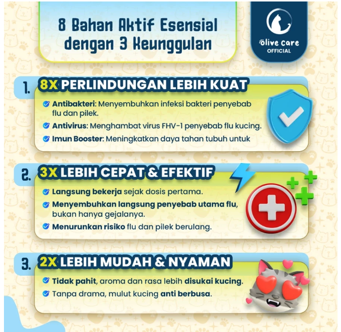 Olive Maju Abadi Olive Care Blue Tree Cold & Flu