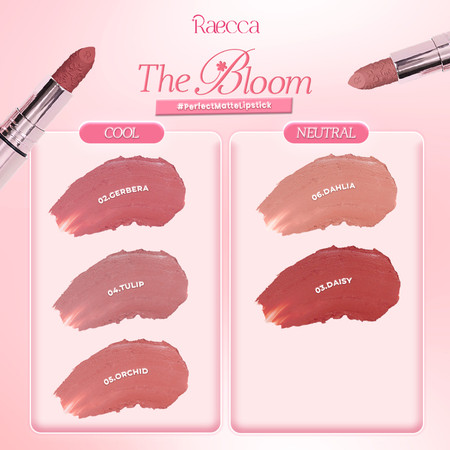 Raecca The Bloom Perfect Matte Lipstick 05 Orchid 4