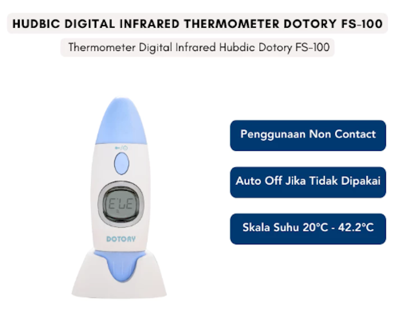 HUBDIC Infrared Foredhead Thermometer Dotory 2