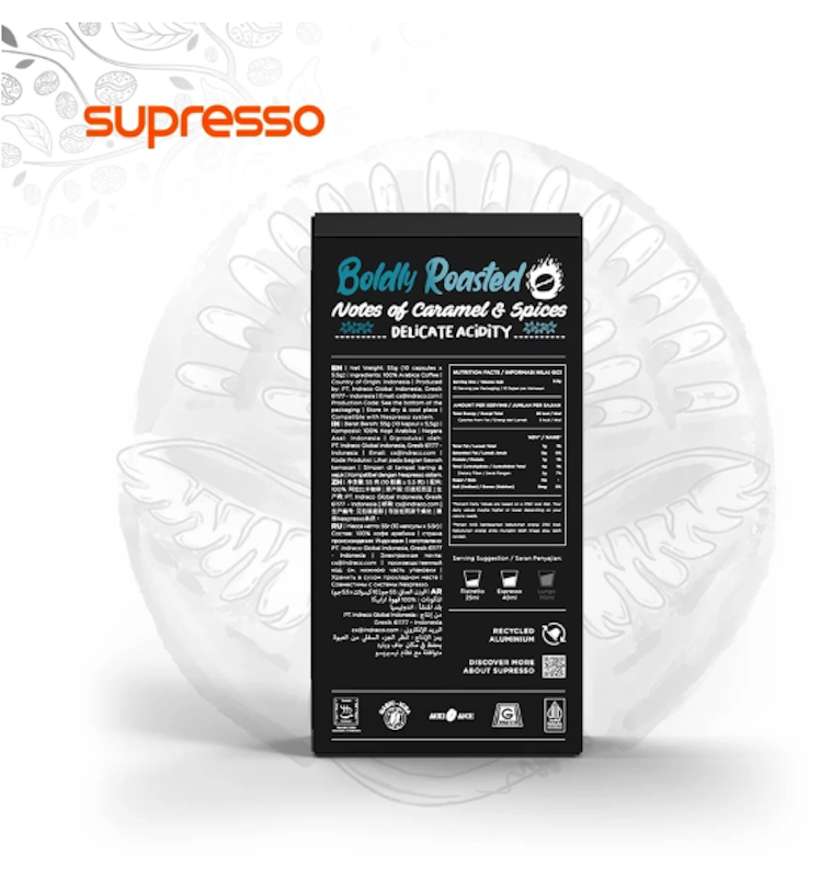 Supresso Decafeine Blend Coffee Capsules 4