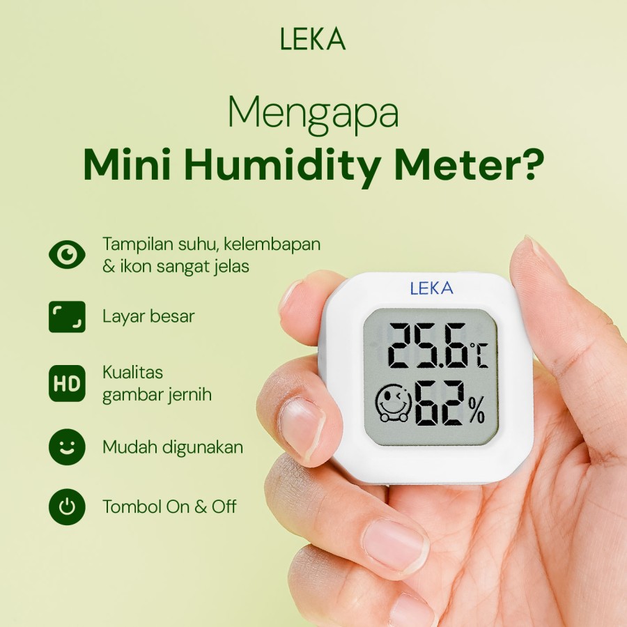 Tissor Indonesia LEKA Mini Humidity Meter  HM6005