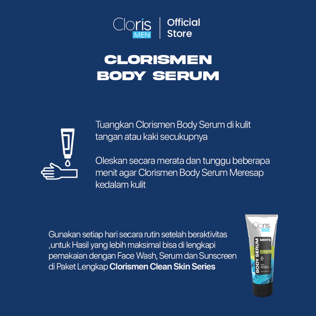 Haraka Multi Faedah Clorismen Men's Body Serum