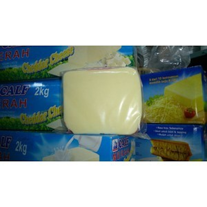 Calf Merah Cheddar Cheese 2 kg 4