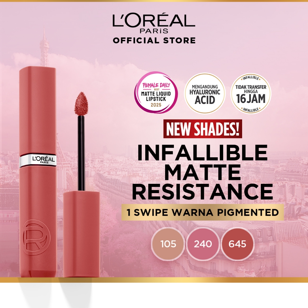 L’Oréal L’Oréal Paris Infallible Matte Resistance Liquid Lipstick 500 Wine Out