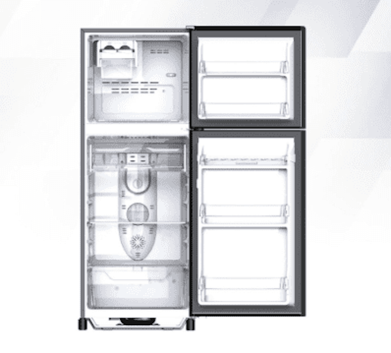 Kulkas 2 Pintu Metallic 210 Liter 4