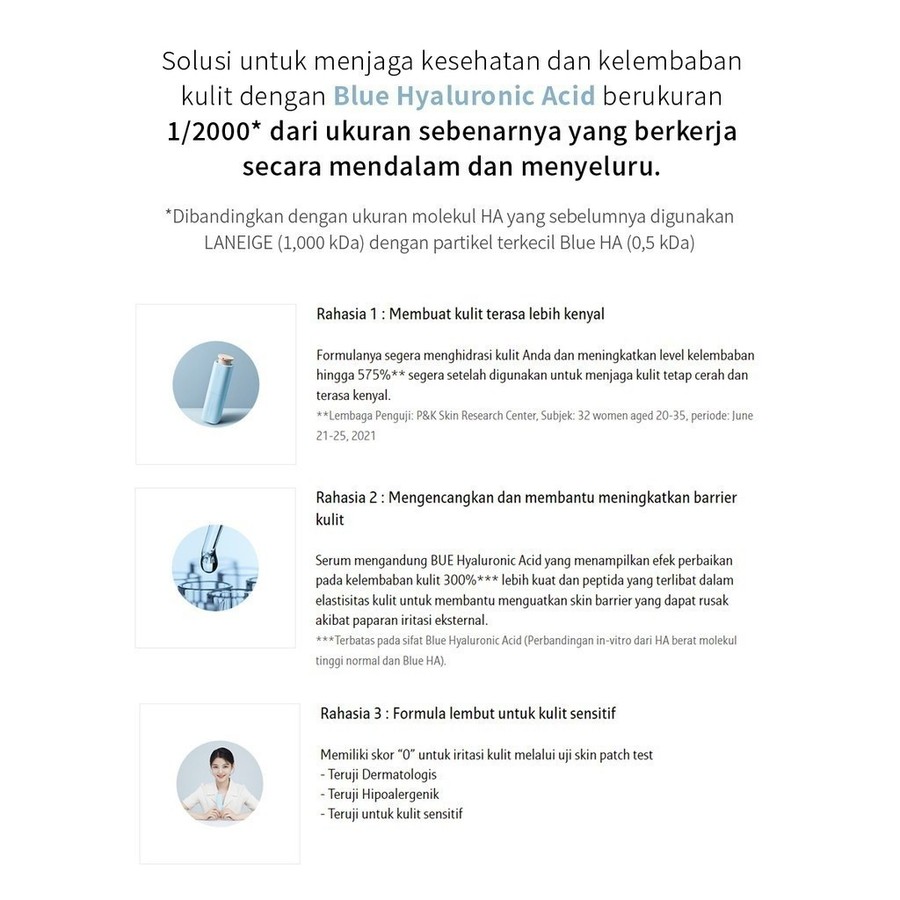 AmorePacific LANEIGE Water Bank Blue Hyaluronic Serum