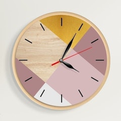 Jam Dinding Kayu Scandinavian