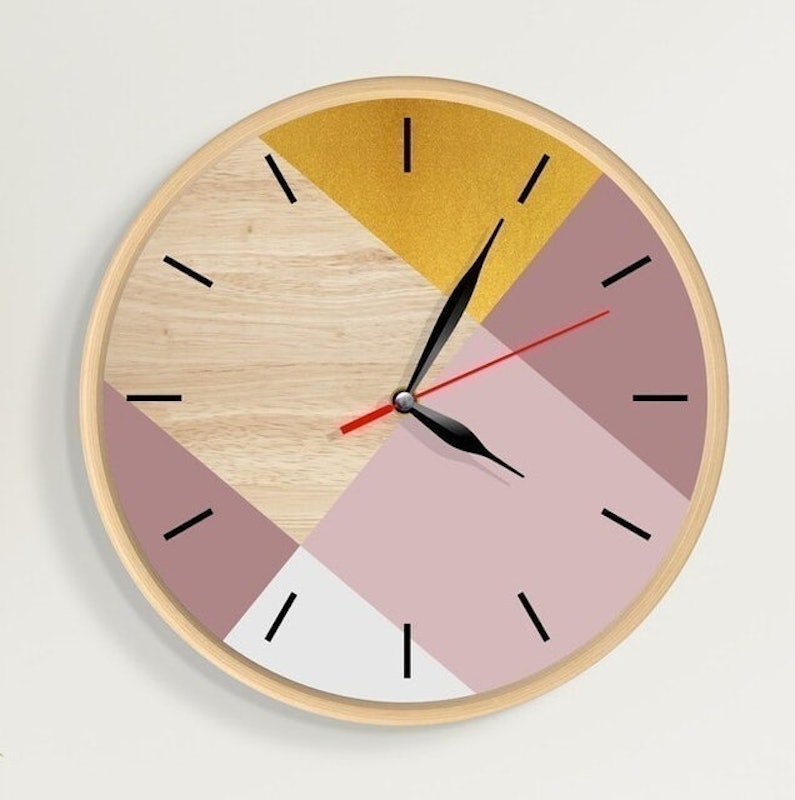 Jam Dinding Kayu Scandinavian 1