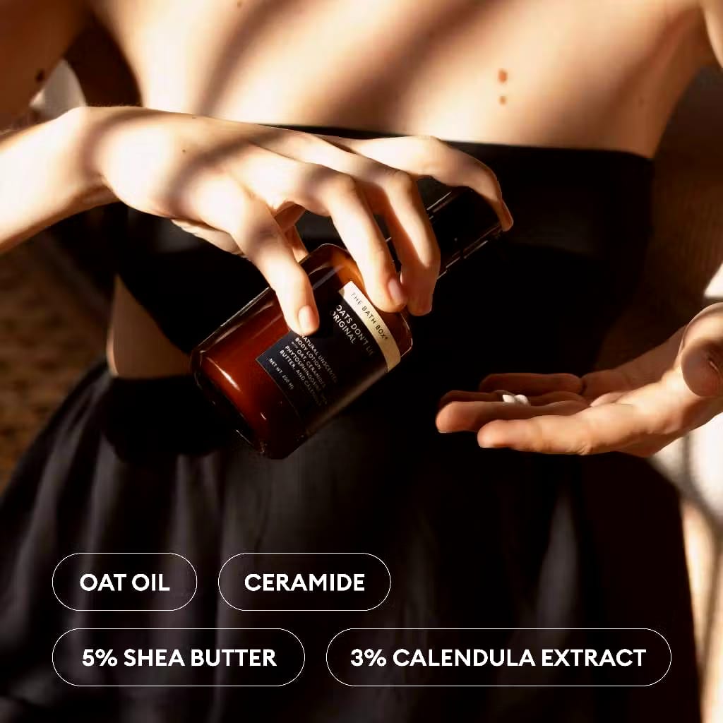 Mitra Kreasi Natural THE BATH BOX® Oats Don't Lie Natural Unscented Body Lotion