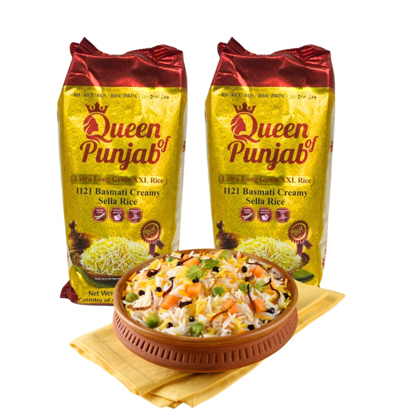 Queen of Punjab1121 Basmati Creamy Sella Rice 3