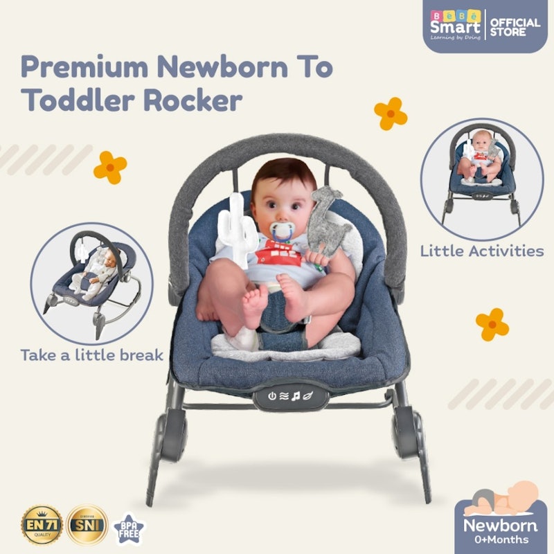 Bebe Smart Newborn to Toddler Rocker 5