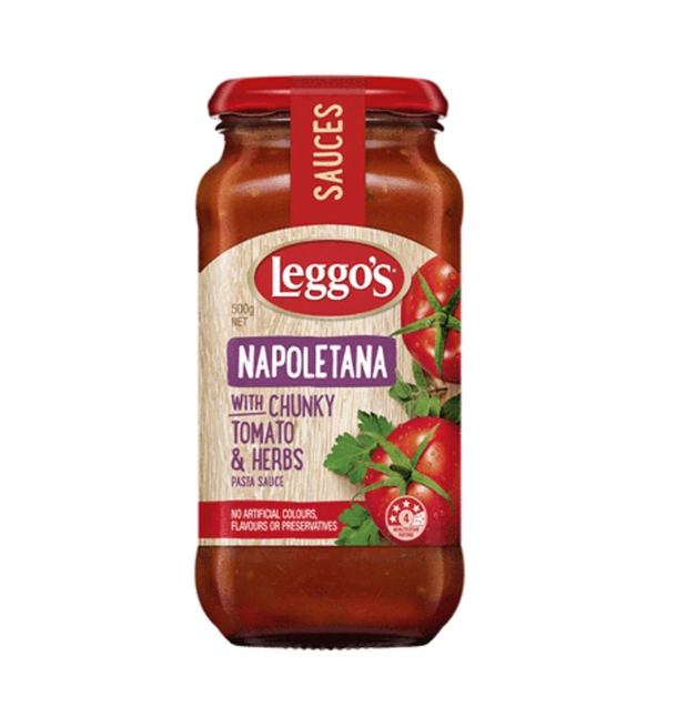Leggo's Napoletana with Chungky Tomato & Herbs Pasta Sauce 1