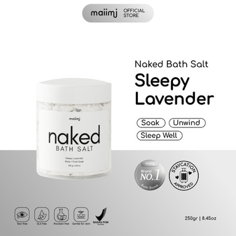 Maiimi Naked Bath Salt Sleepy Lavender 2