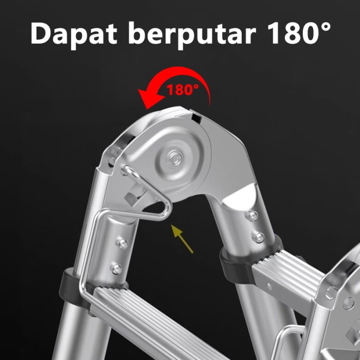  ISKU Alumunium Telescopic Ladder 3.8m 