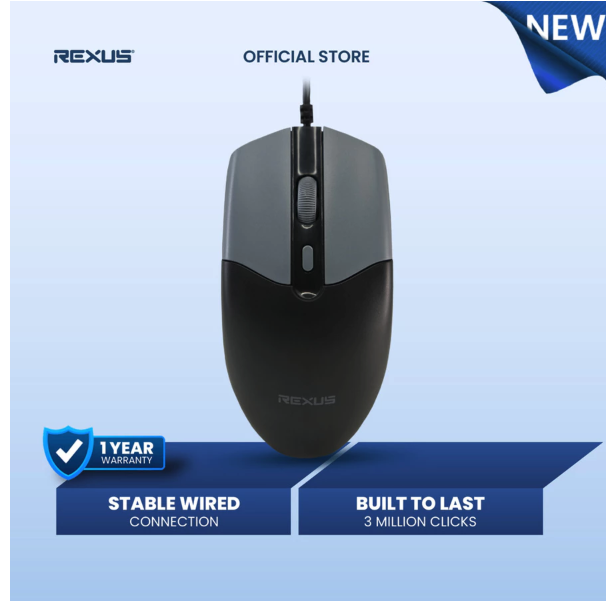 Rexus Wired Office Mouse QC10