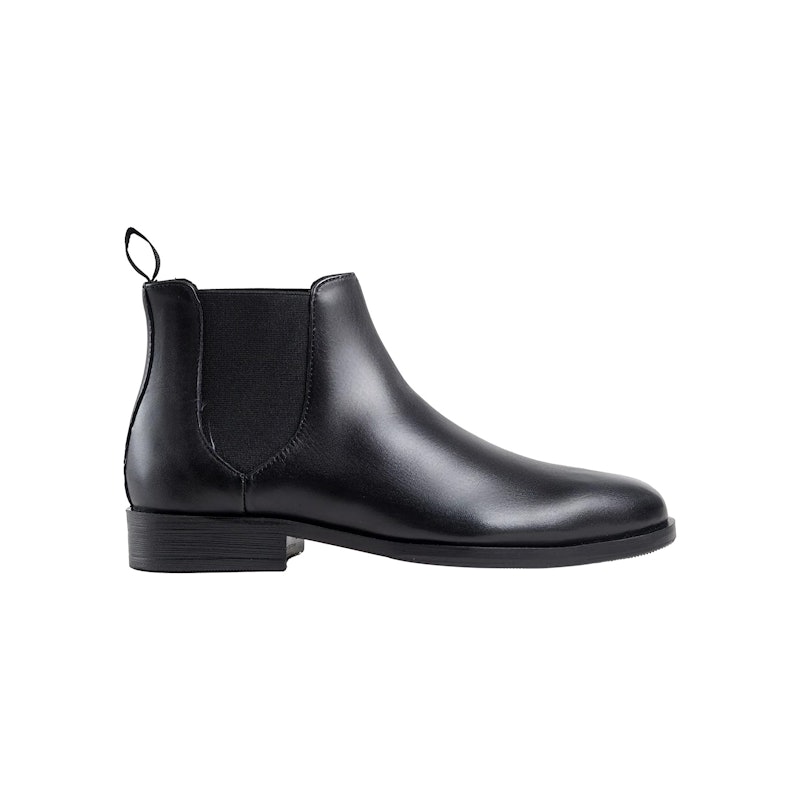 Prabu Sepatu Kulit Chelsea Boots Wanita Aska 1