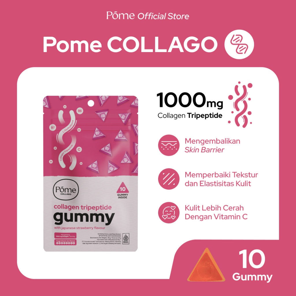 Pōme Collago Collagen Tripeptide Gummy 2