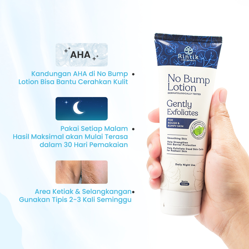 Rintik Natural Indonesia Rintik Skincare No Bump Lotion