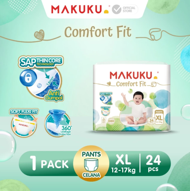 Makuku SAP Diapers Comfort Fit XL 2