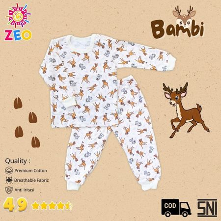 Zeo Baby Kids Piyama Lengan Panjang  4